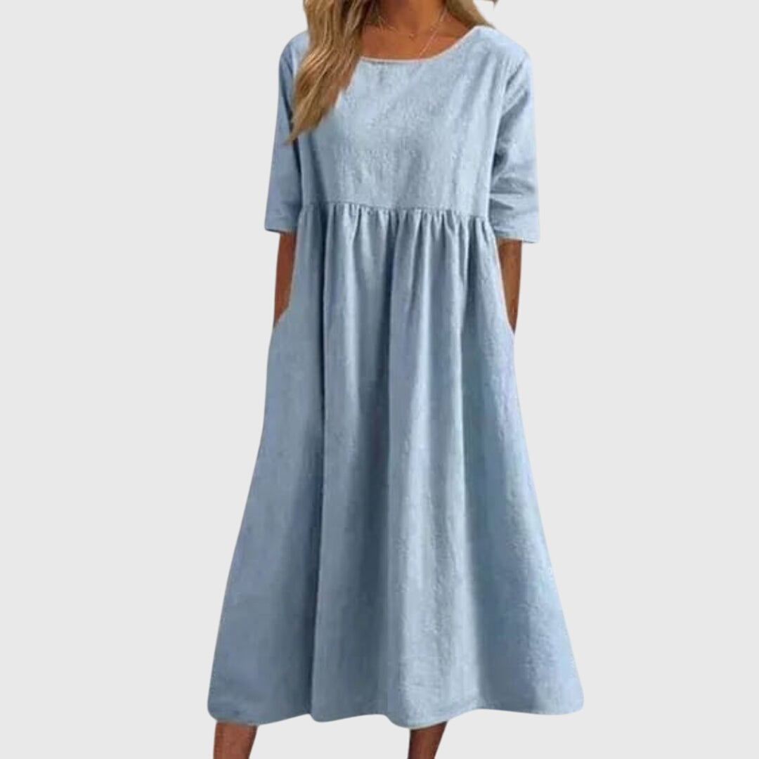 Morgan and Brooke | Haisley™ | Short-Sleeved Dress