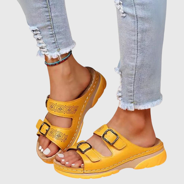 Morgan and Brooke | Diora™ | Orthopedic Leather Sandals