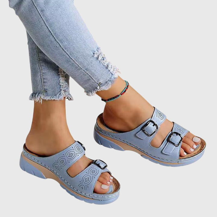 Morgan and Brooke | Diora™ | Orthopedic Leather Sandals