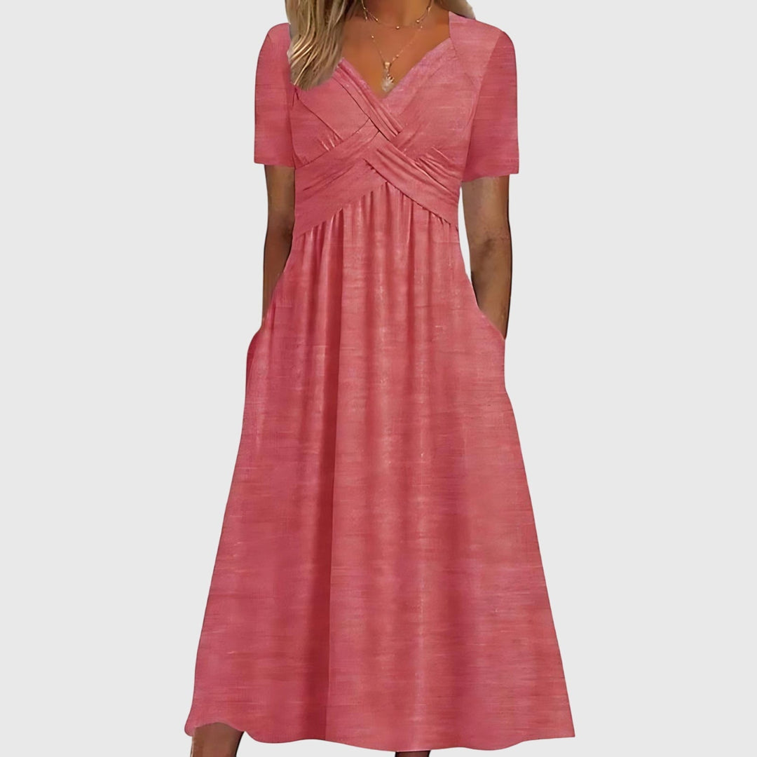 Morgan and Brooke | Midi Dress, Tummy Control
