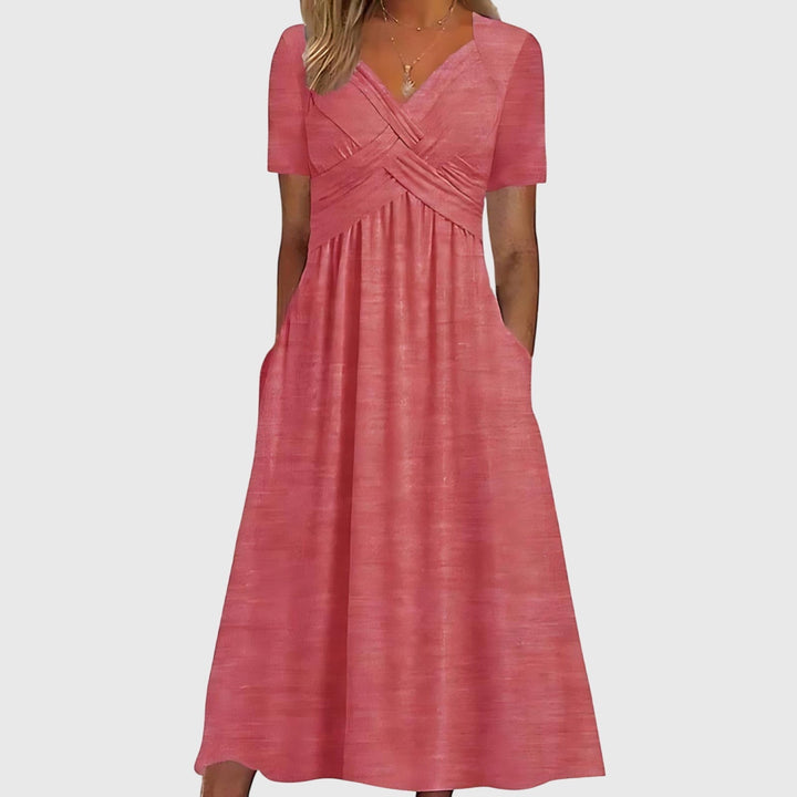 Morgan and Brooke | Midi Dress, Tummy Control