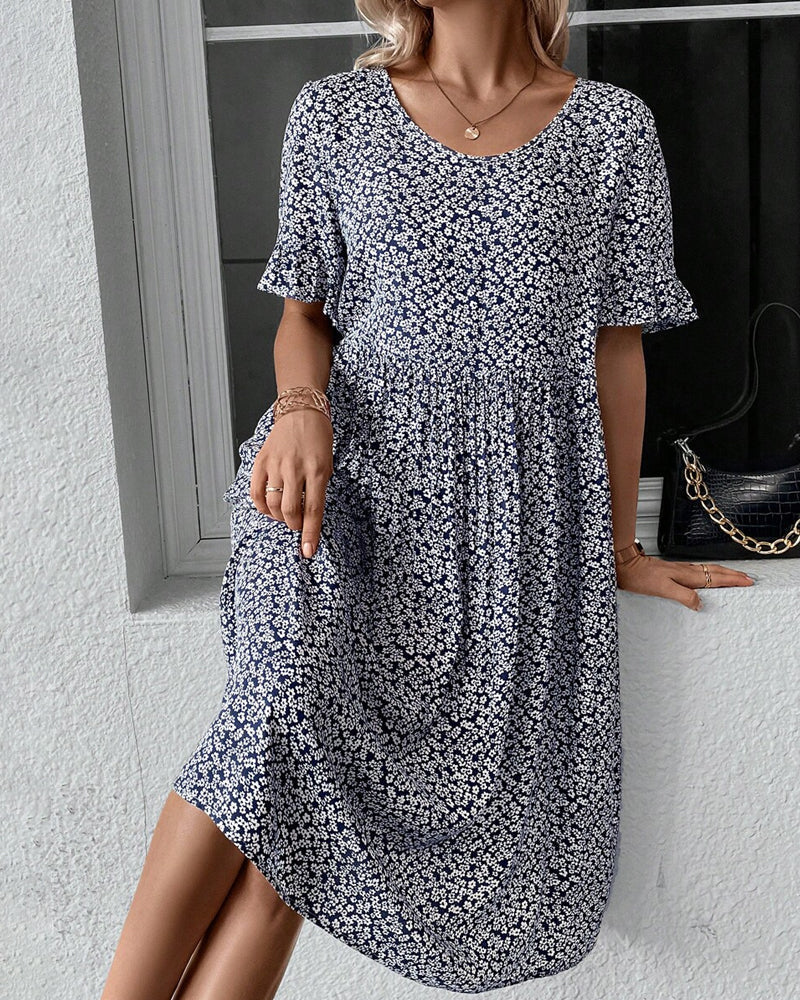 Morgan & Brooke | Floral Midi Dress