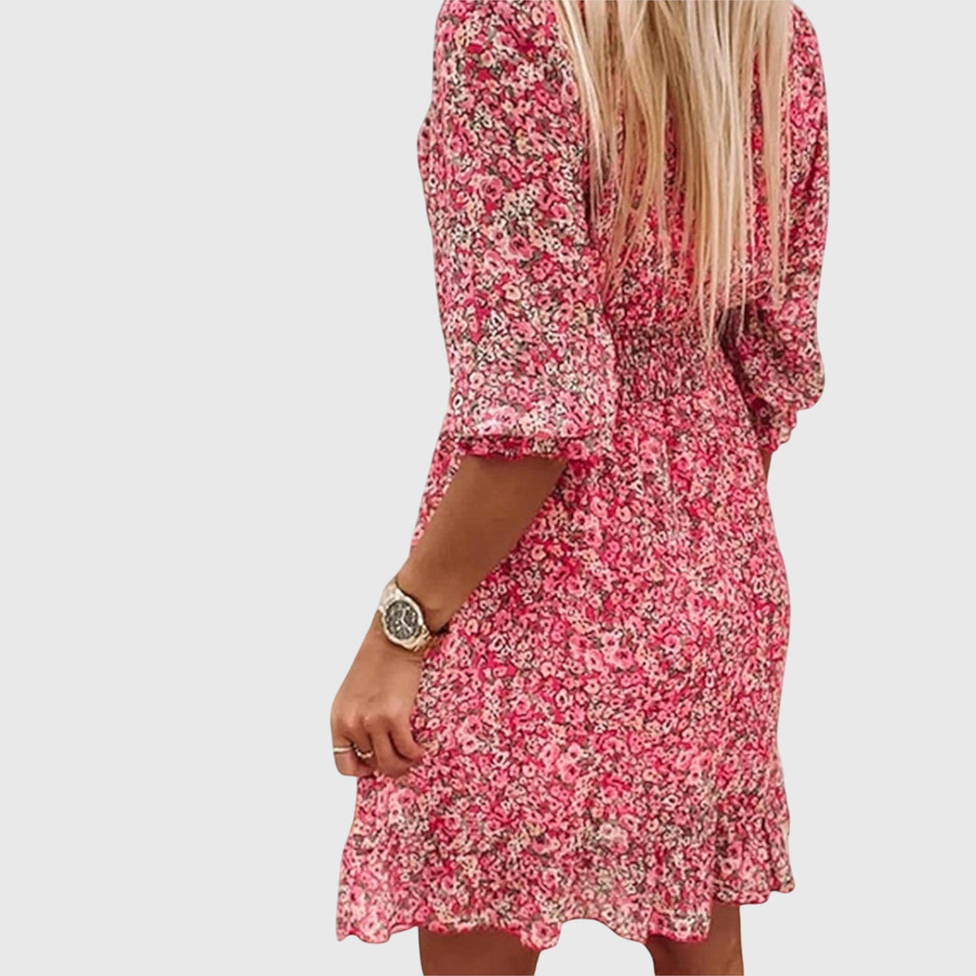 Morgan and Brooke | Dress - Floral, Puff Sleeve