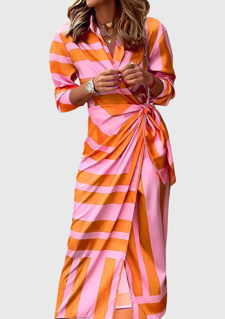 Morgan and Brooke | Everly™ | Wrap Dress with Print