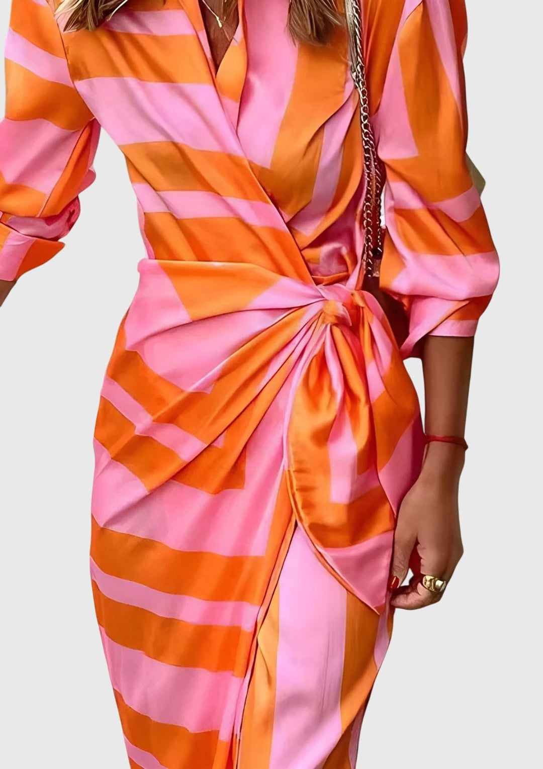 Morgan and Brooke | Everly™ | Wrap Dress with Print