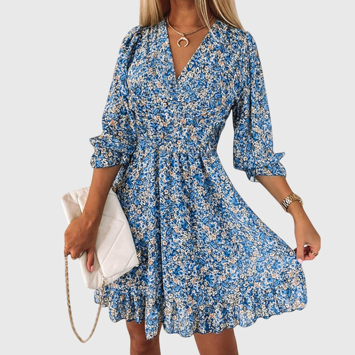 Morgan and Brooke | Dress - Floral, Puff Sleeve