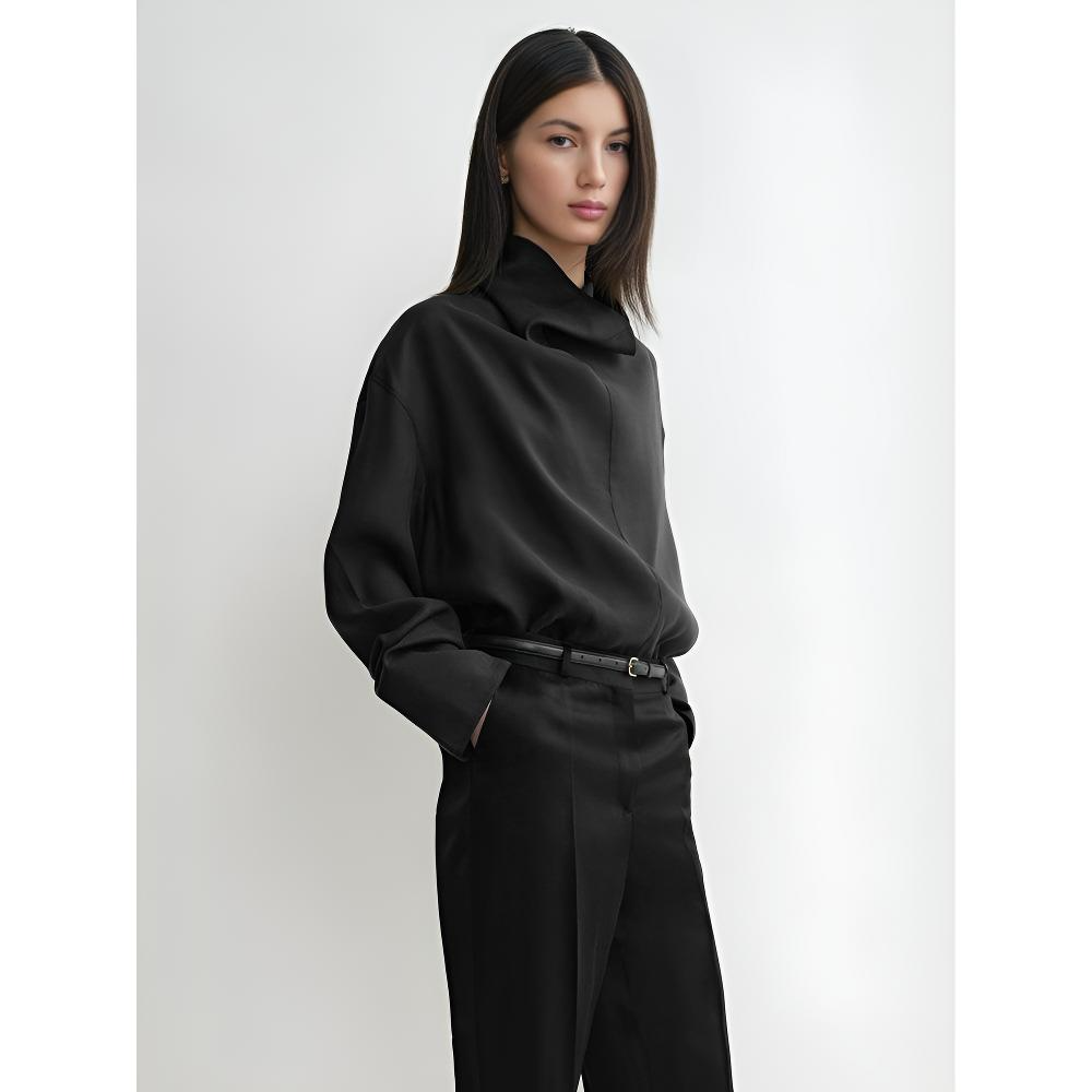 Morgan & Brooke | Relaxed Fit Button-Up Linen Top