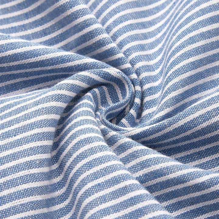Morgan & Brooke | Striped Midi Cotton Dress