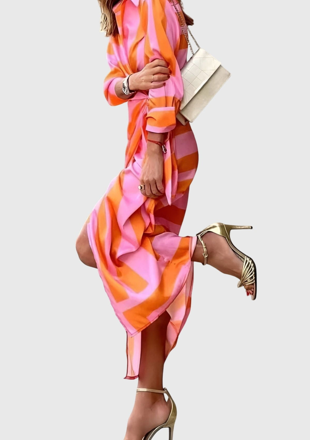 Morgan and Brooke | Everly™ | Wrap Dress with Print