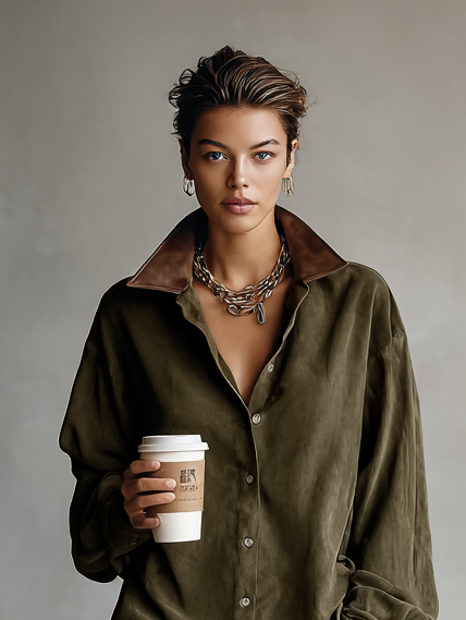 Morgan & Brooke | Suede Dress