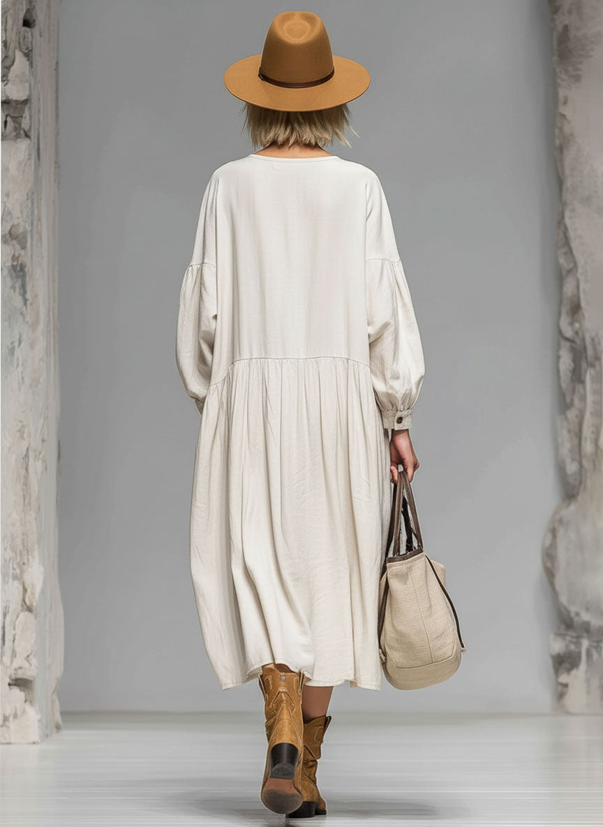 Morgan & Brooke | Cotton Button-Front Dress