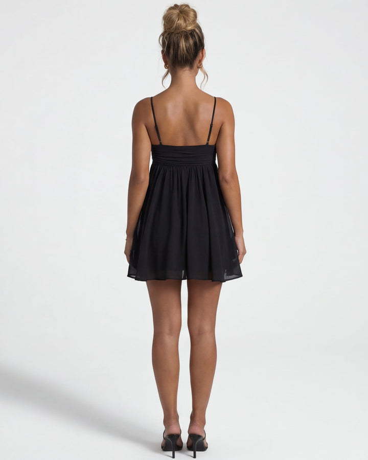 Morgan & Brooke | Flowy Babydoll Lightweight Mini Dress