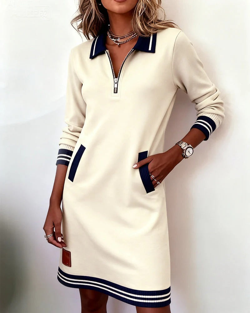 Morgan and Brooke | Dress - Long Sleeve - Cotton
