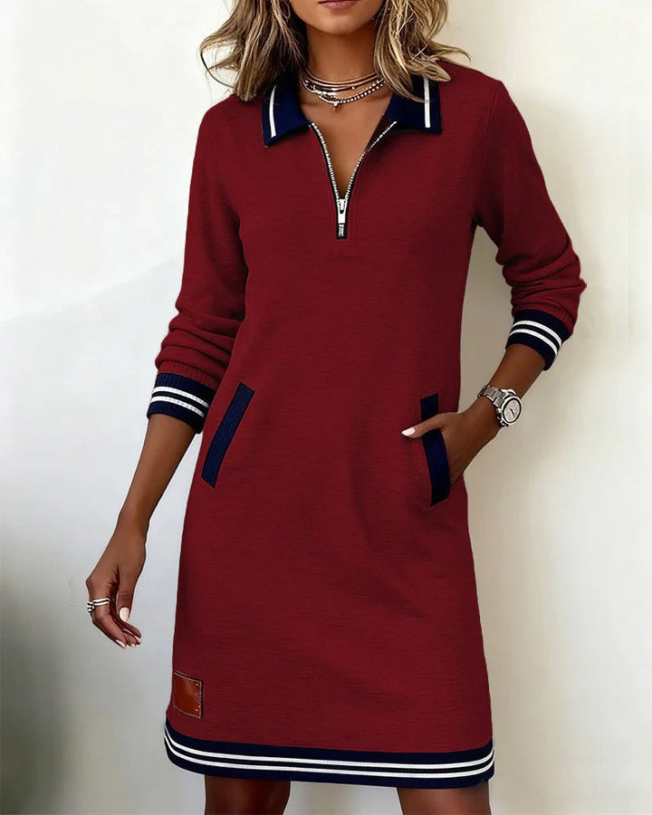 Morgan and Brooke | Dress - Long Sleeve - Cotton