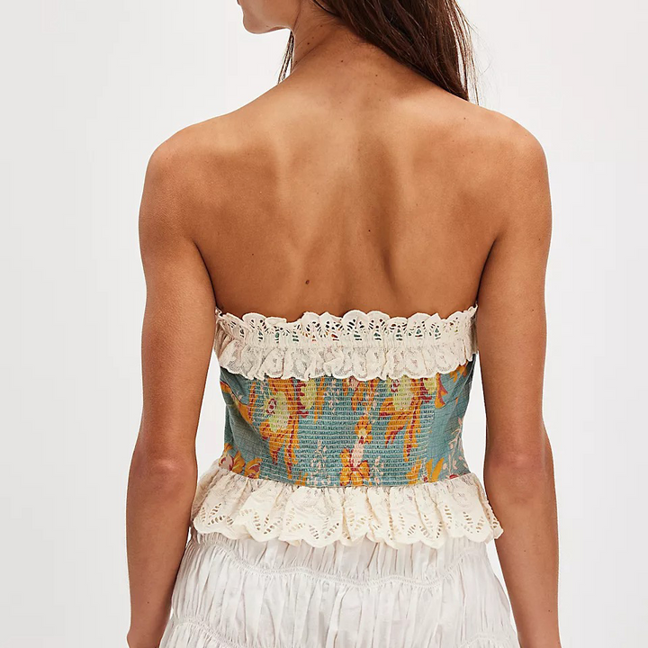 Morgan & Brooke | Black Underbust Lace Corset Top