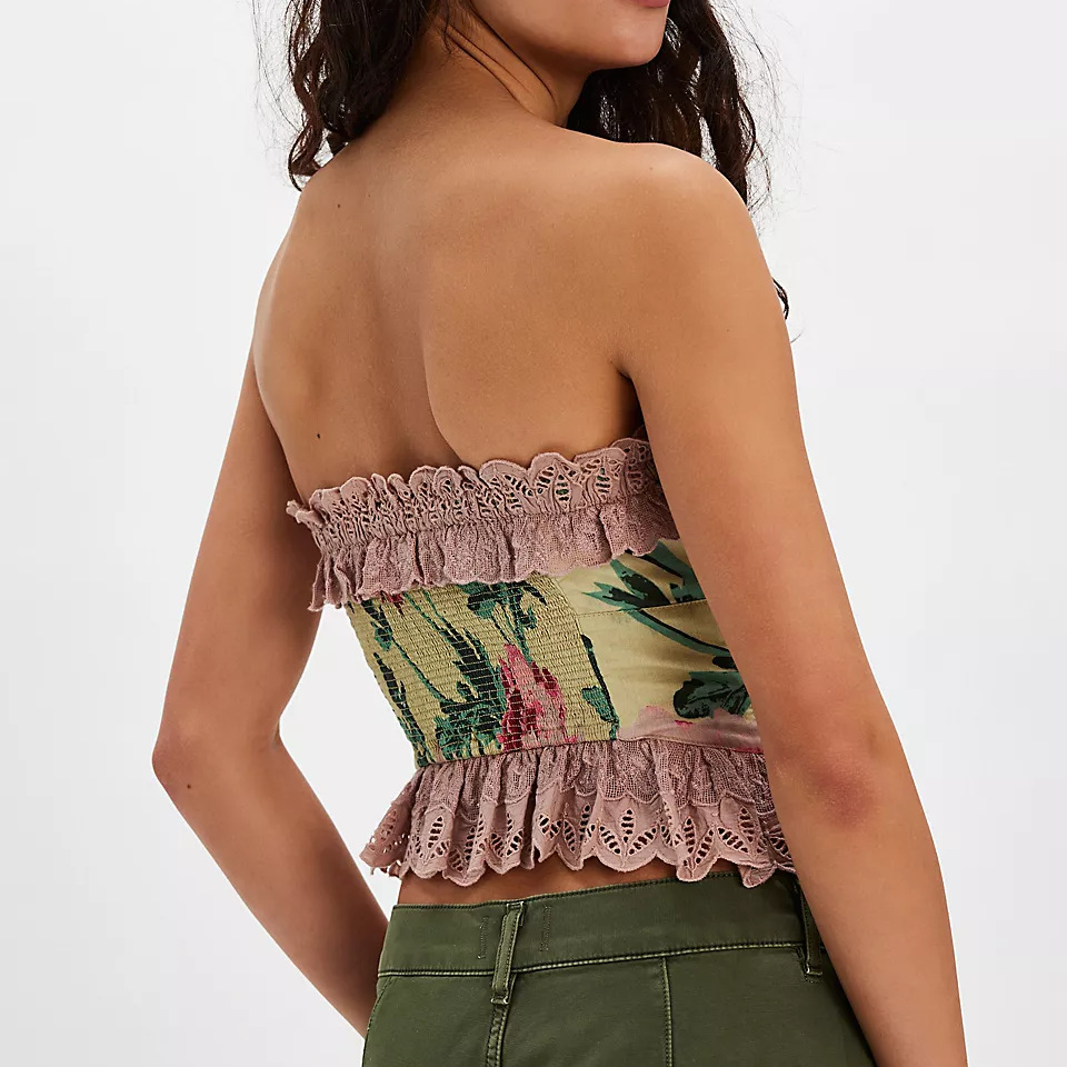 Morgan & Brooke | Black Underbust Lace Corset Top