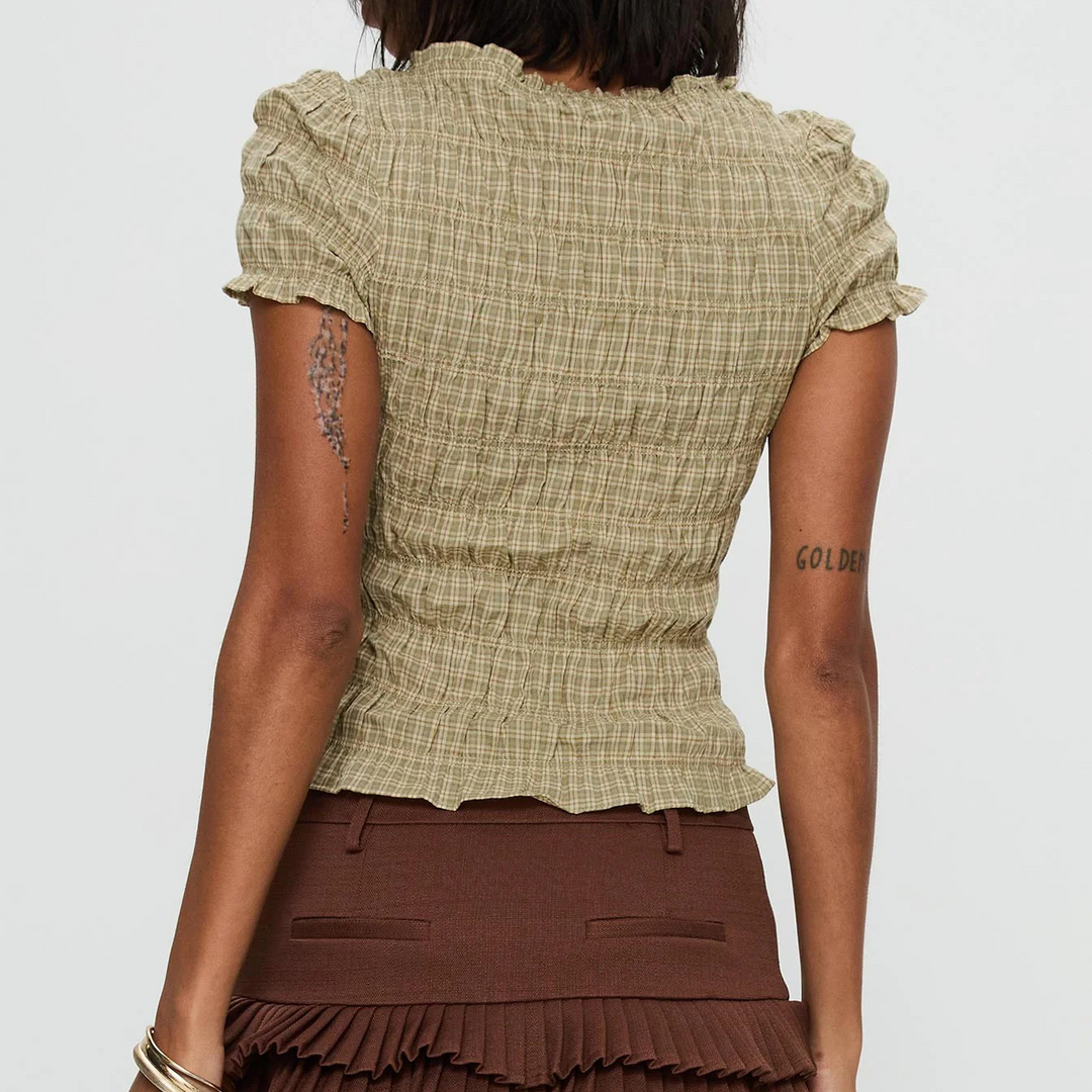 Morgan and Brooke | | Ruffle Top |