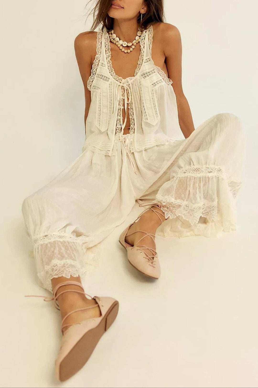 Morgan and Brooke | Lace Two-Piece Set