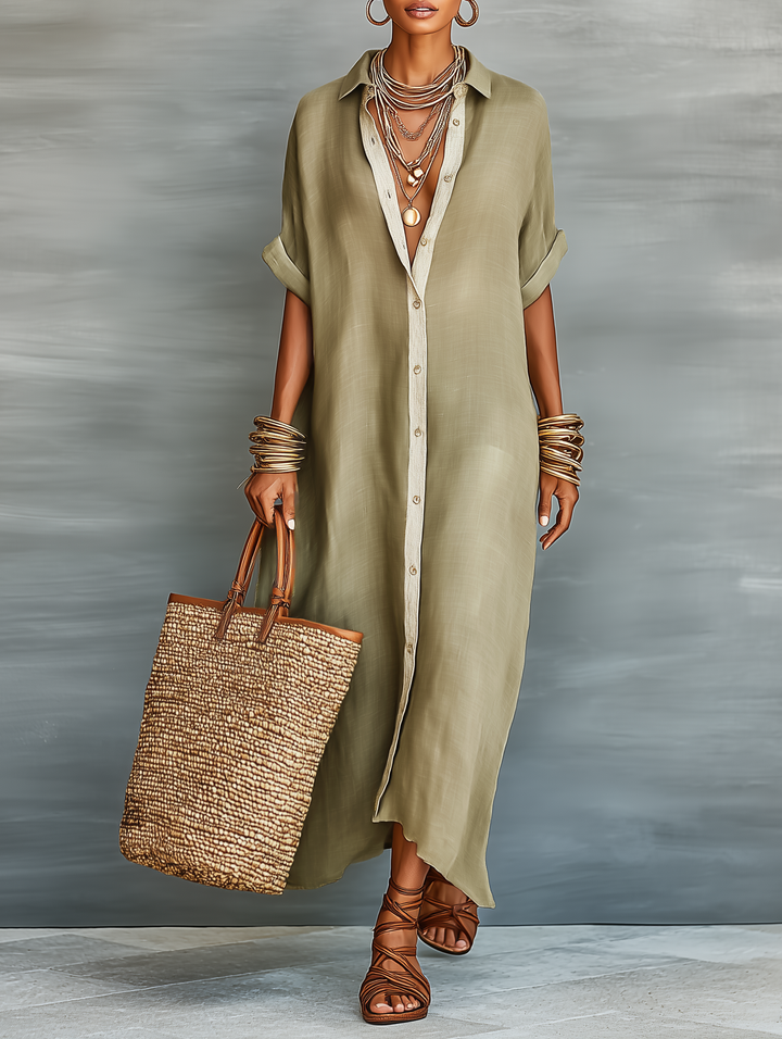 Morgan & Brooke | Linen Dress