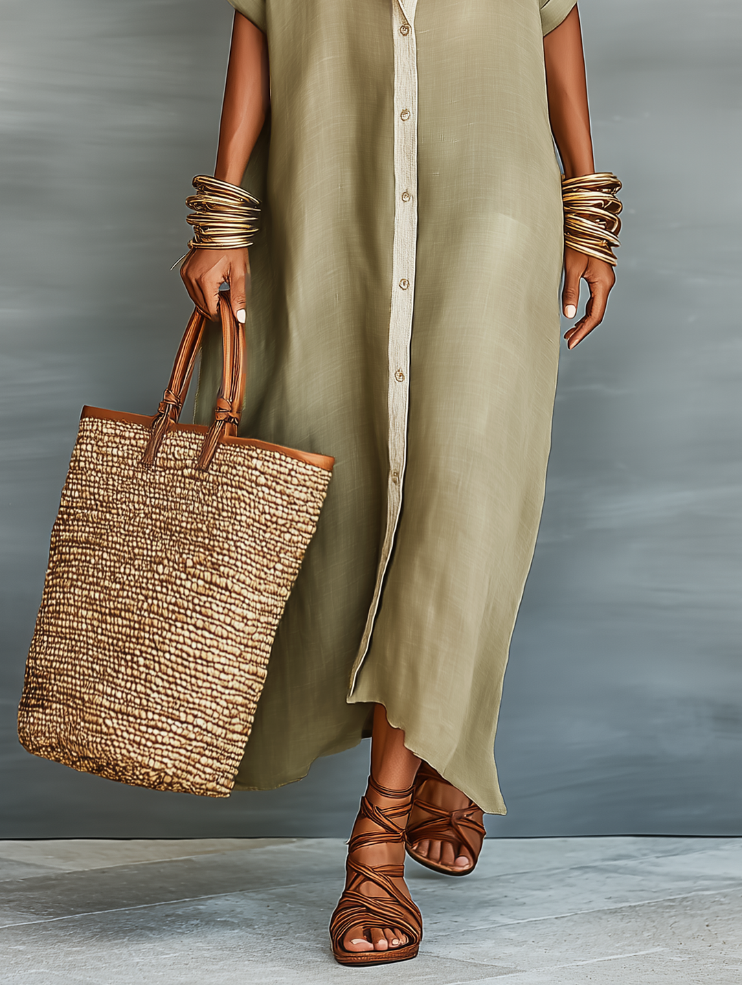 Morgan & Brooke | Linen Dress