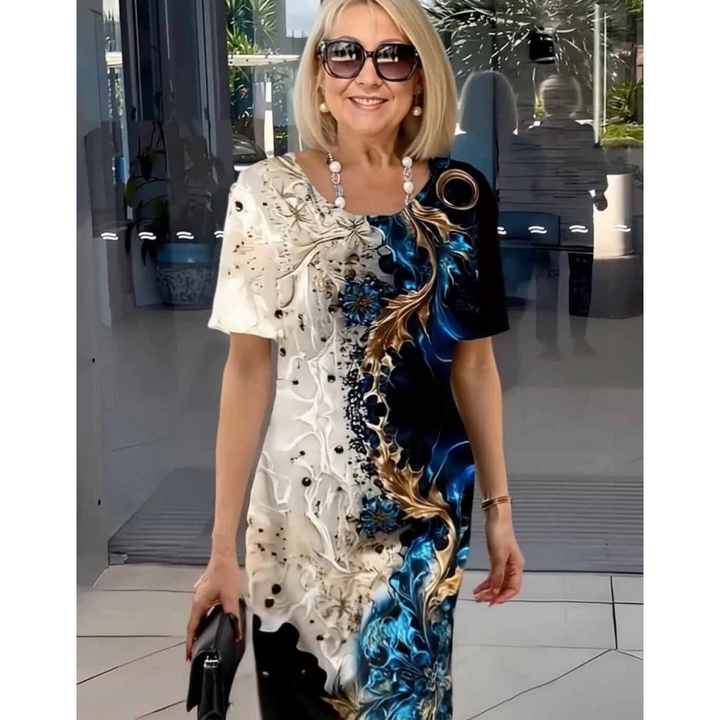 Morgan & Brooke | Printed Relaxed-Fit Midi Dress