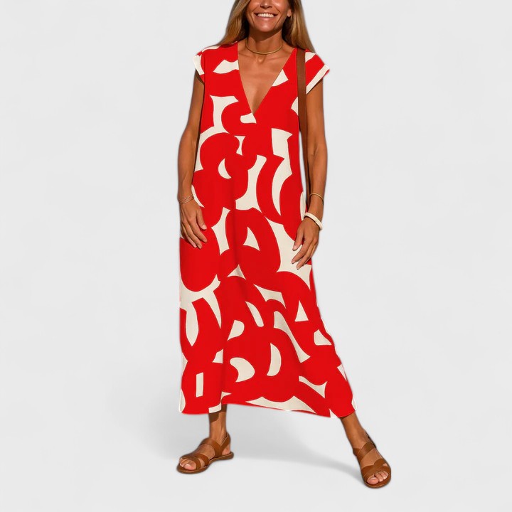 Morgan and Brooke | V-Neck Dress