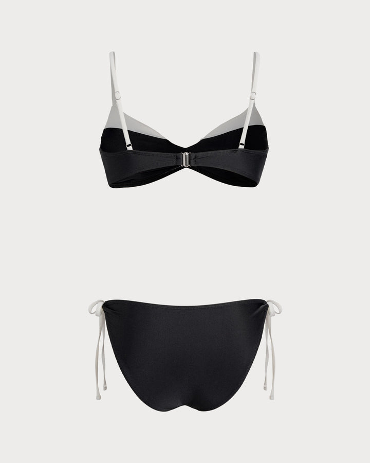 Morgan and Brooke | Black Bralette Bikini Set