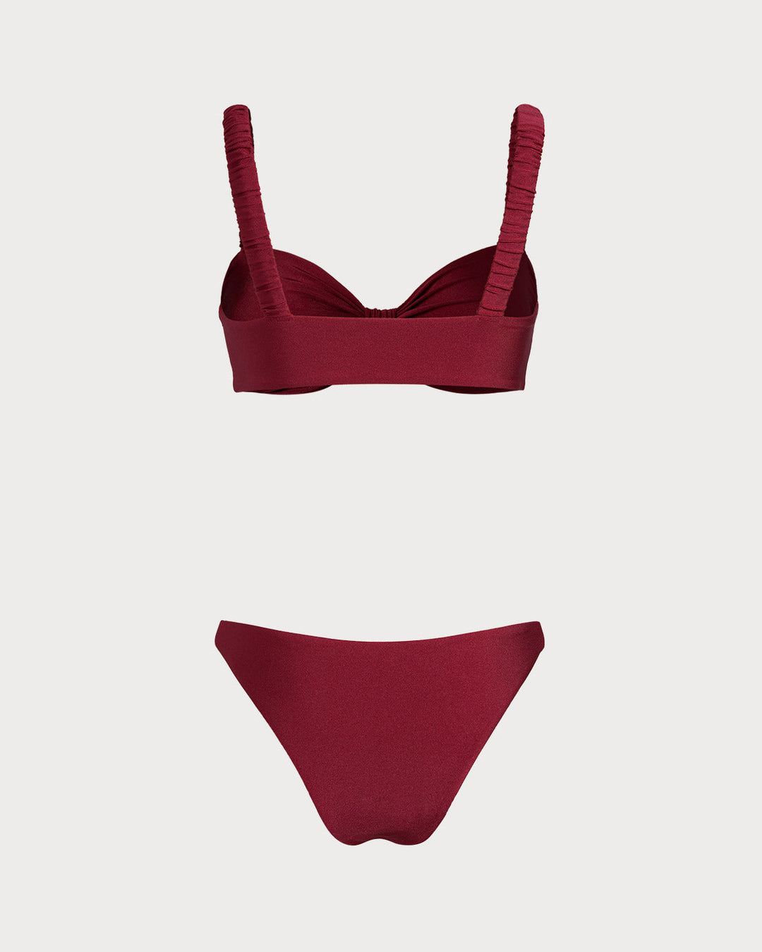 Morgan and Brooke | Bralette Bikini Set for Women in Red