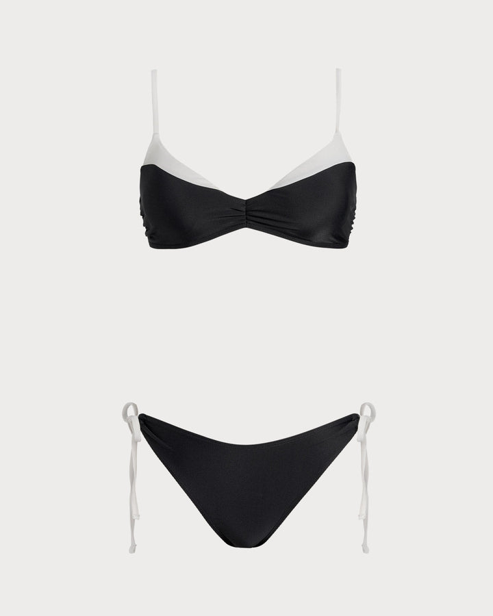 Morgan and Brooke | Black Bralette Bikini Set