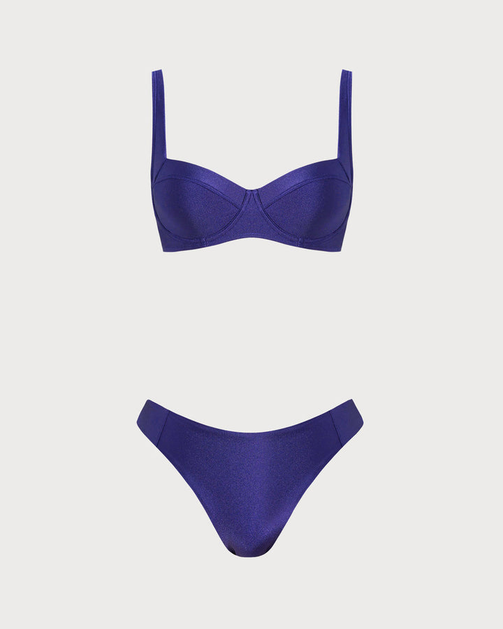 Morgan and Brooke | Navy Underwire Bikini Set
