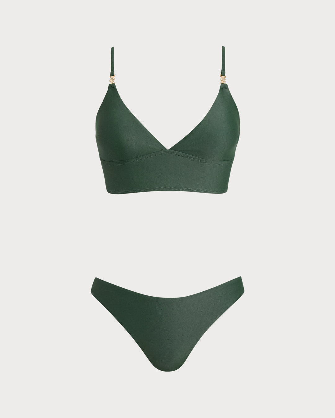 Morgan and Brooke | Green Cross Tankini Set