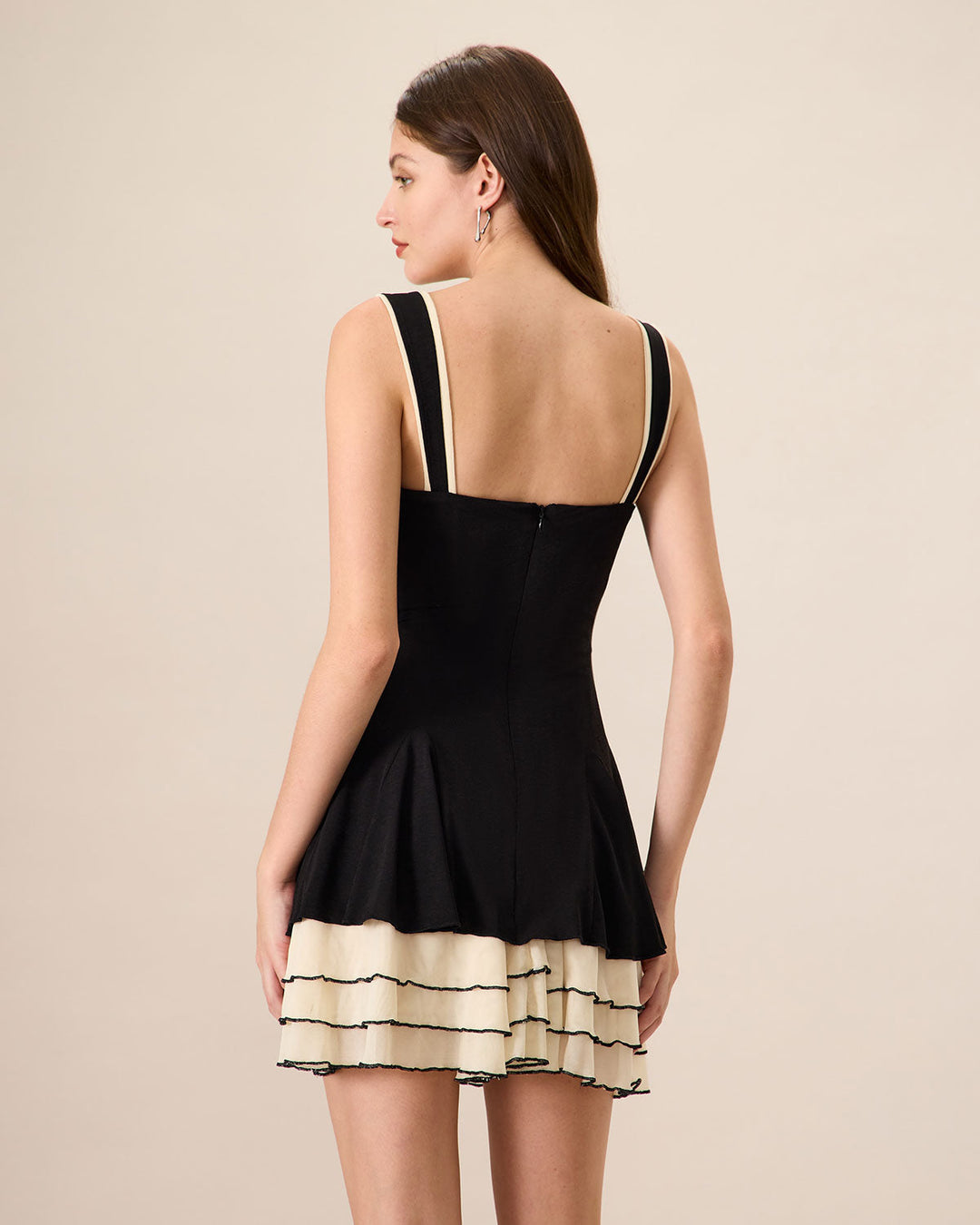 Morgan and Brooke | Black Bodycon Knitted Mini Dress