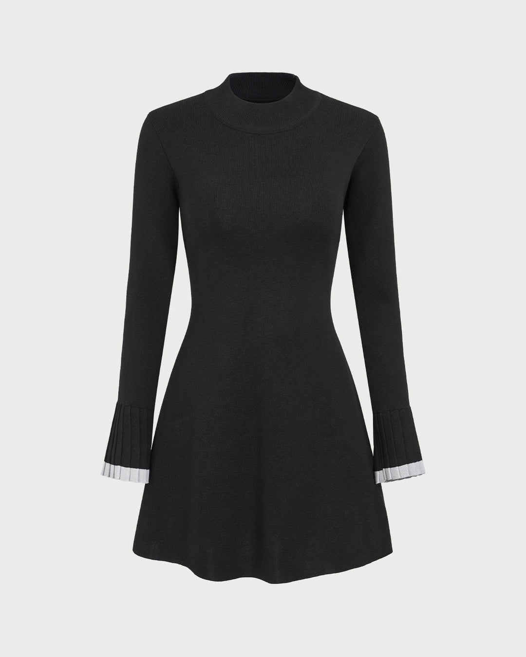 Morgan and Brooke | Black Long Sleeve Sweater Dress