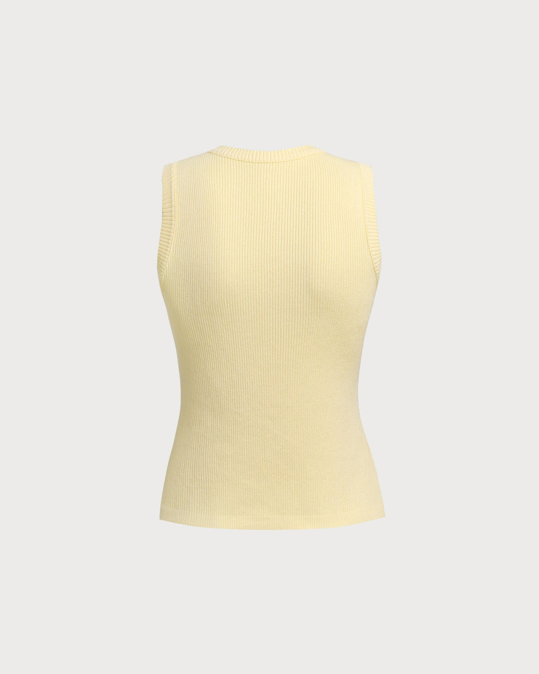 Morgan and Brooke | Yellow Knit Vest for Women