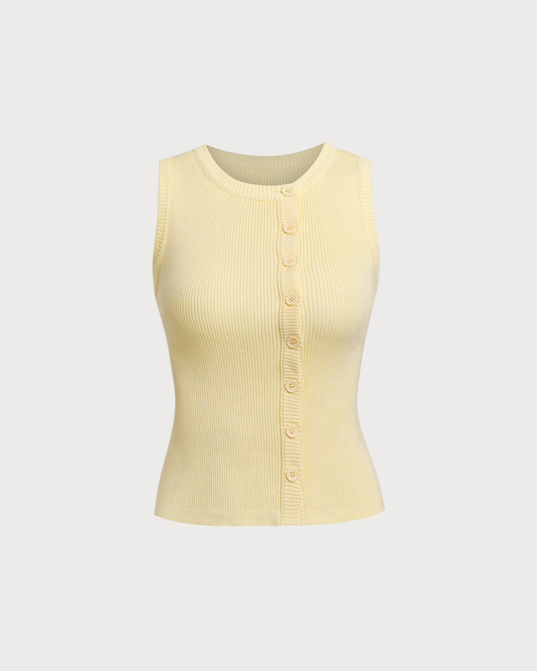 Morgan and Brooke | Yellow Knit Vest for Women