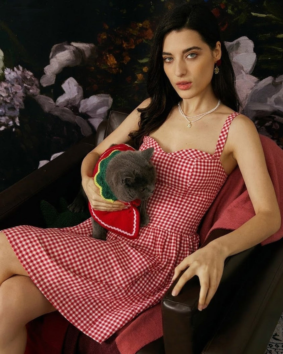 Morgan and Brooke | Red Plaid Mini Dress
