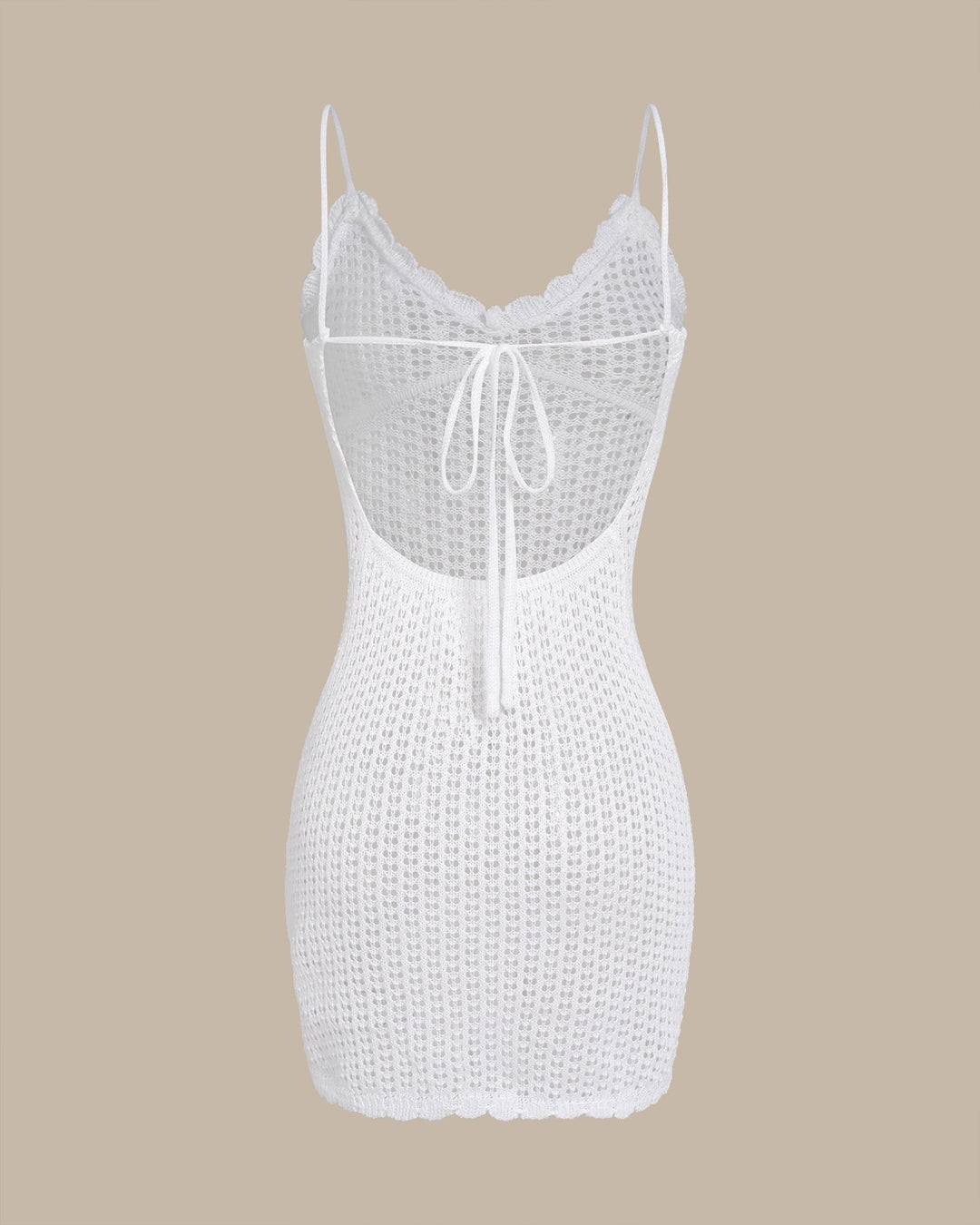 Morgan and Brooke | White Drawstring Cover-up