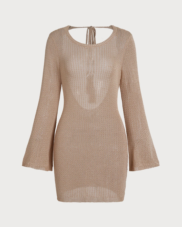 Morgan and Brooke | Khaki Bell Sleeve Cover-up