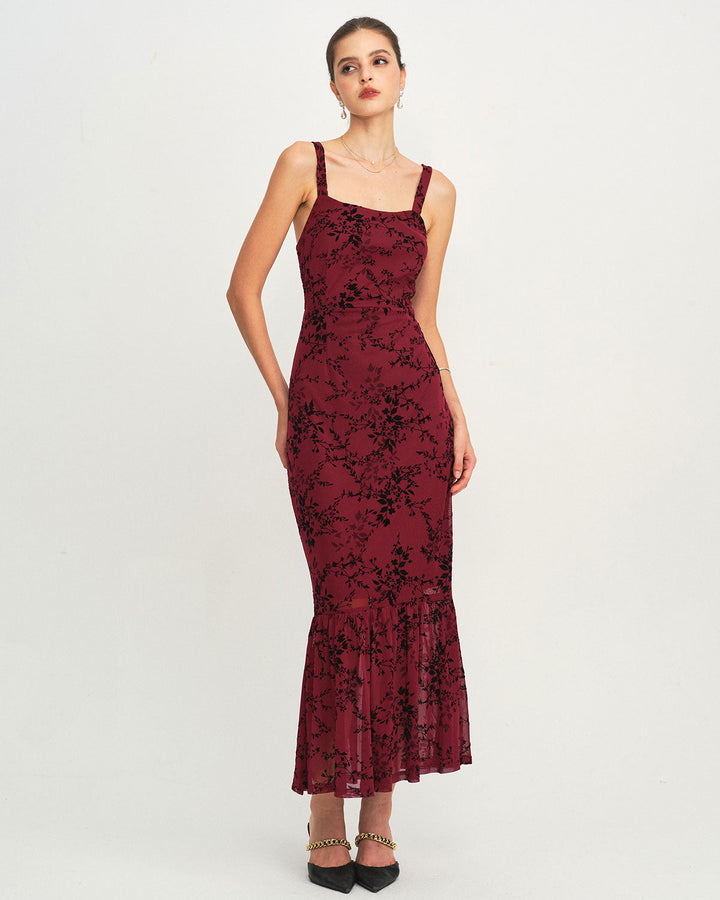 Morgan and Brooke | Floral Sleeveless Maxi Dress