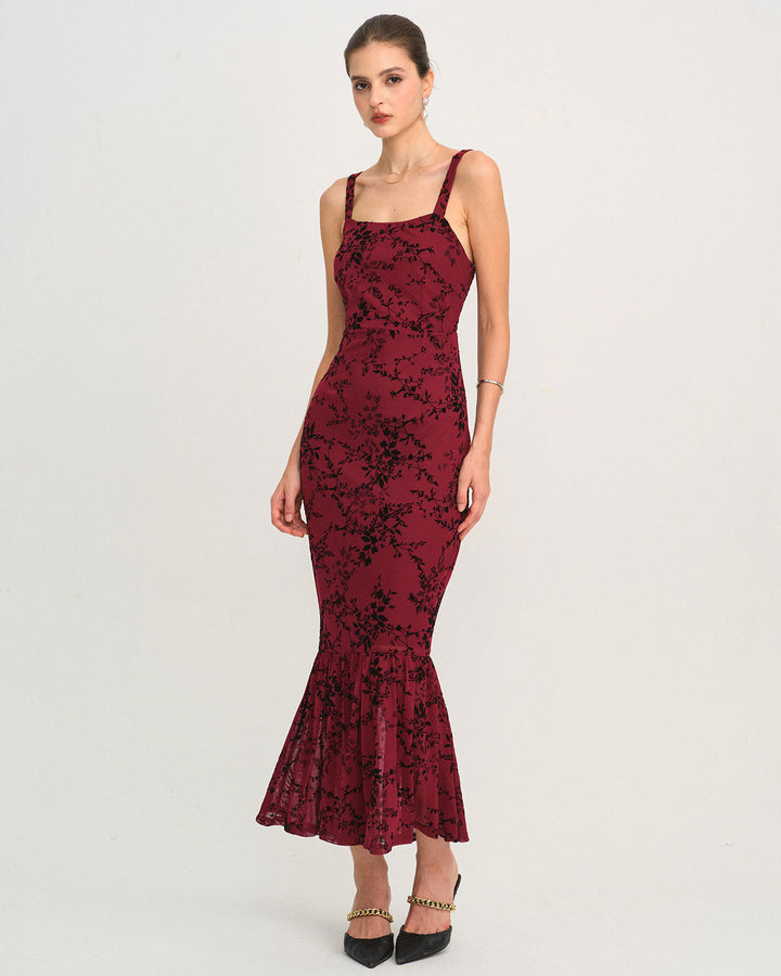 Morgan and Brooke | Floral Sleeveless Maxi Dress