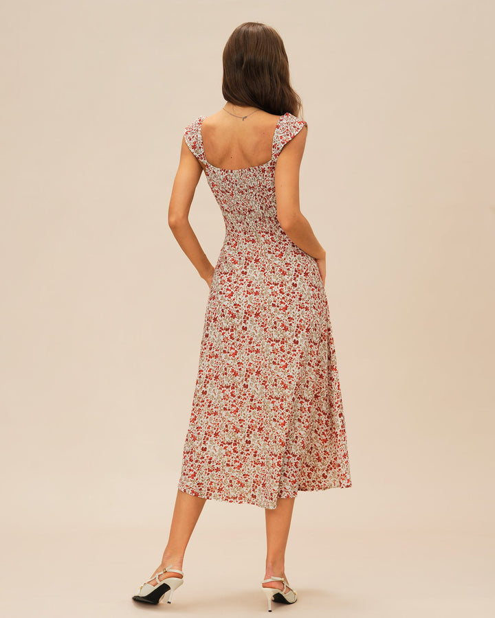 Morgan and Brooke | Floral Slip Midi Dress
