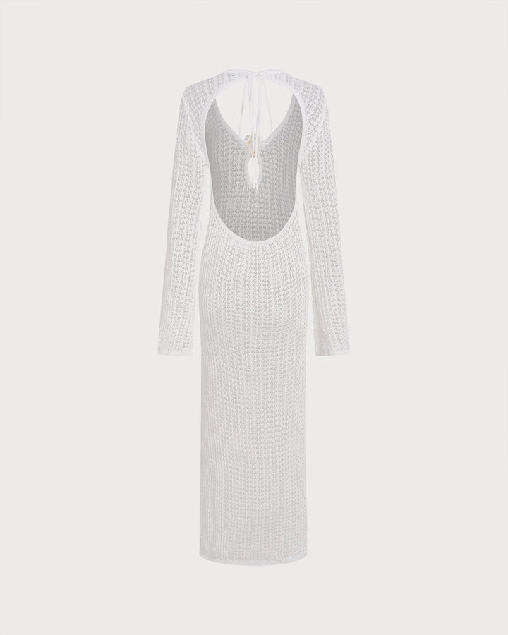 Morgan and Brooke | White Cut Out Swim Cover-Up