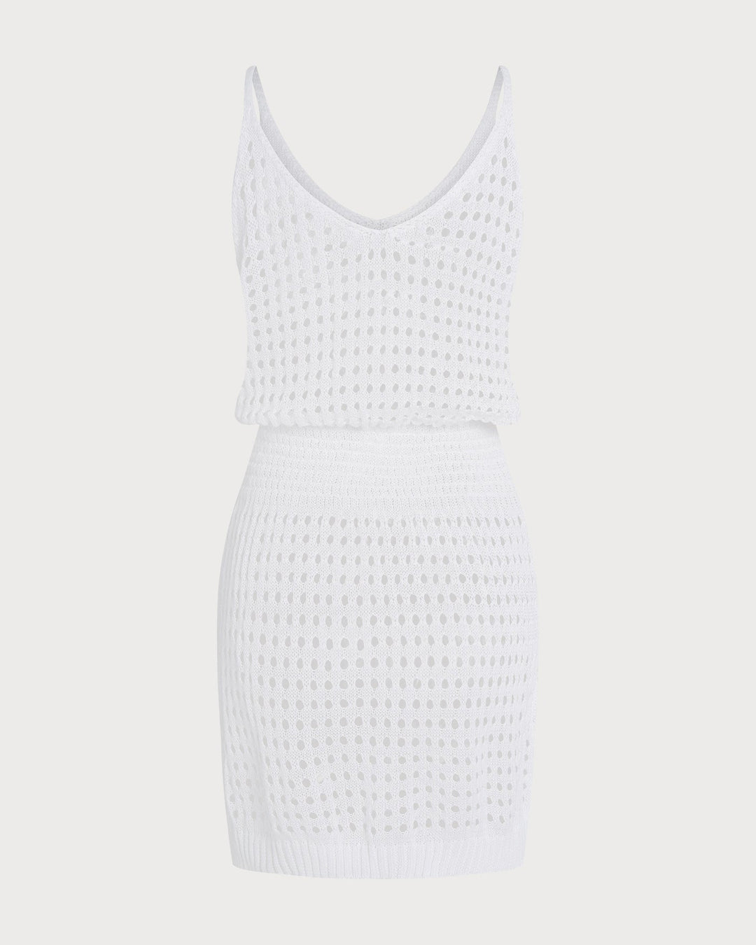 Morgan and Brooke | White V Neck Cutout Cover-Up
