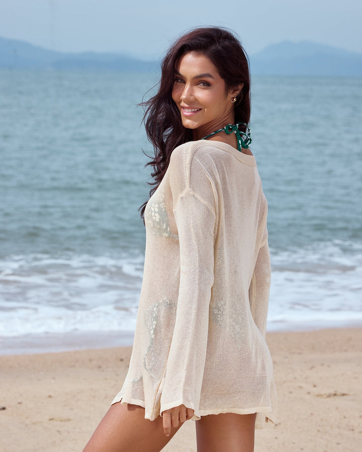 Morgan and Brooke | Apricot Swimsuit Cover-Up