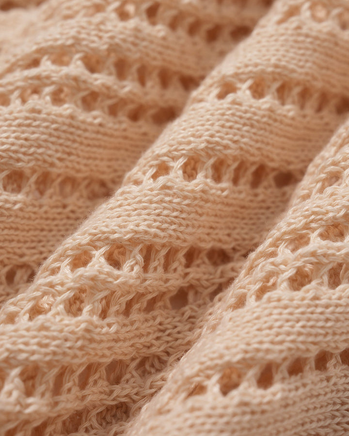 Morgan and Brooke | Crochet Swimsuit Cover-Up for Women in Apricot