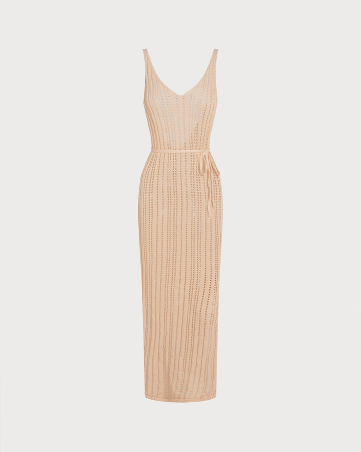 Morgan and Brooke | Crochet Swimsuit Cover-Up for Women in Apricot