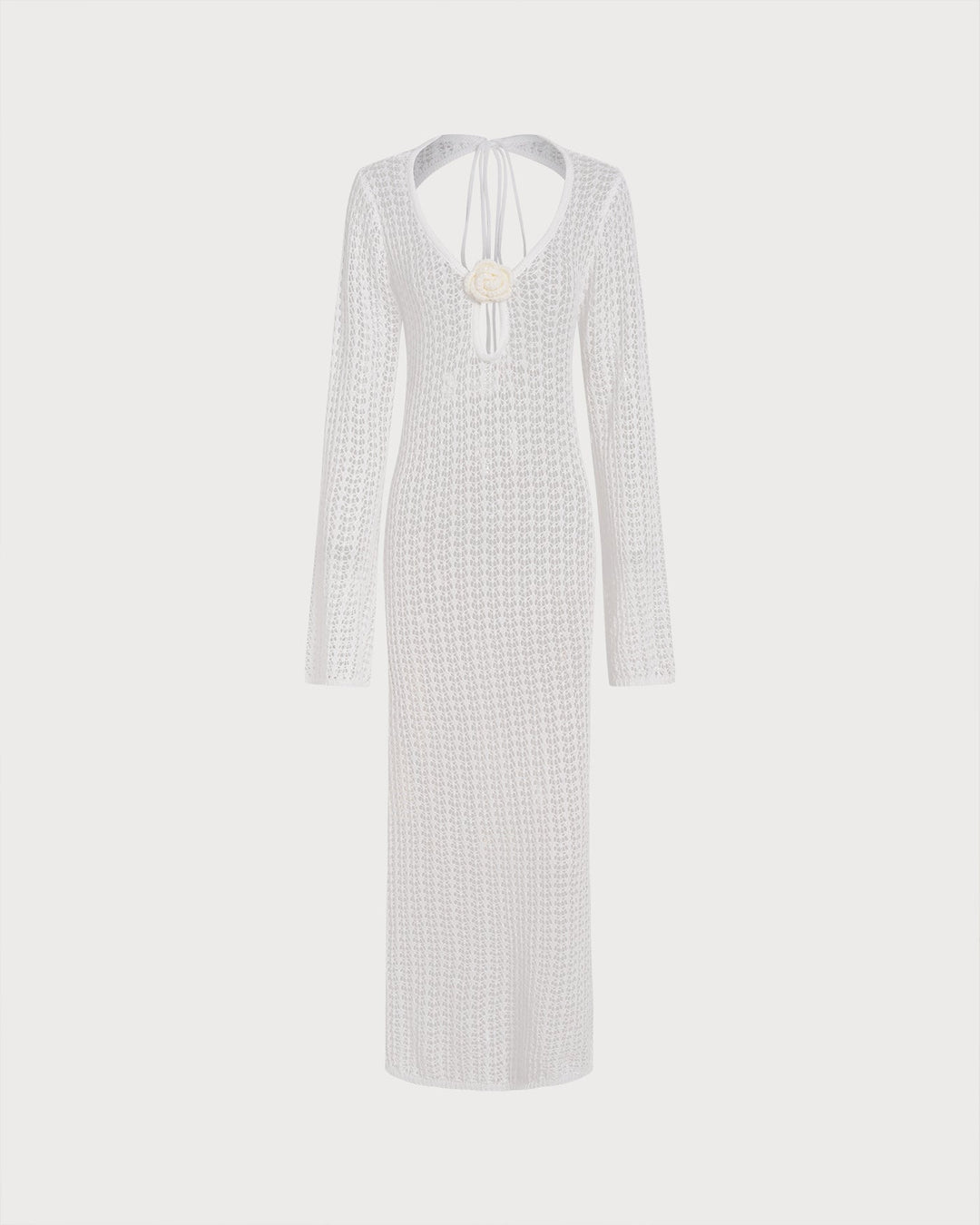 Morgan and Brooke | White Cut Out Swim Cover-Up