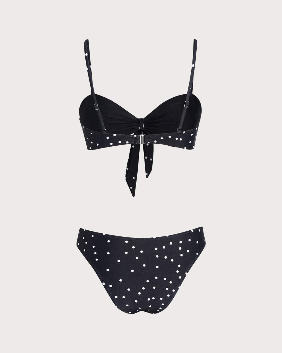 Morgan and Brooke | Black Polka Dot Bikini Set