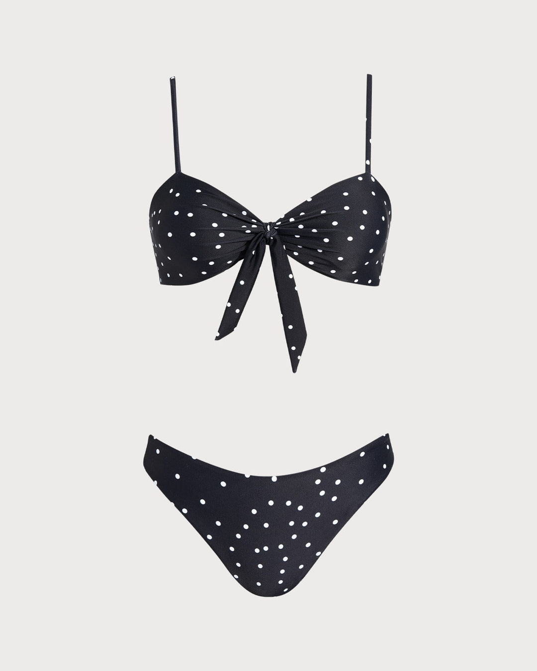 Morgan and Brooke | Black Polka Dot Bikini Set