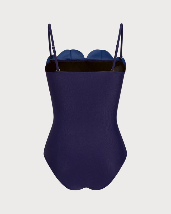 Morgan and Brooke | Floral One Piece Swimwear for Women in Blue